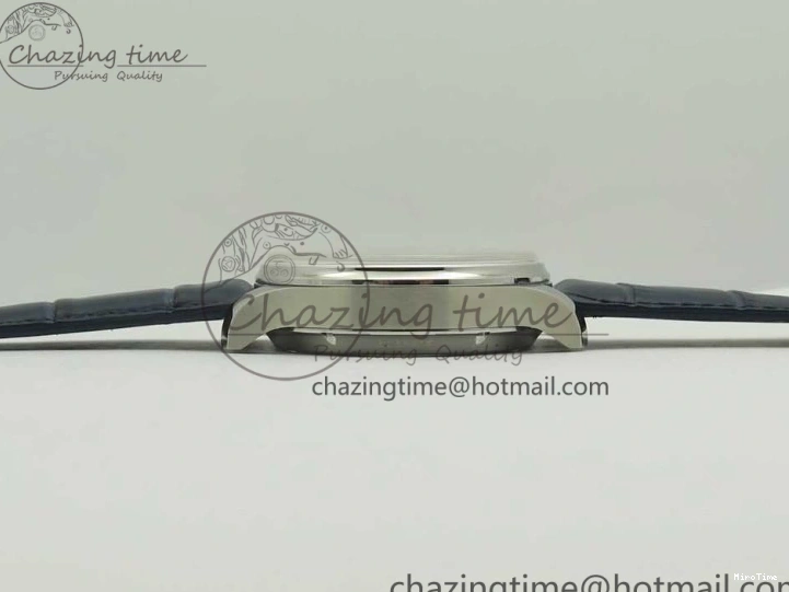 MIROTIME 0212 Affordable Portuguese Real PR Real Annual Calendar IW5035 ZF 1:1 Best Edition White Dial Blue Markers on Blue Leather Strap A 7143